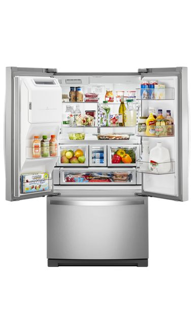 Whirlpool WRF757SDHZ- 26.8 cu. ft. French Door Refrigerator in Fingerprint Resistant Stainless Steel 3